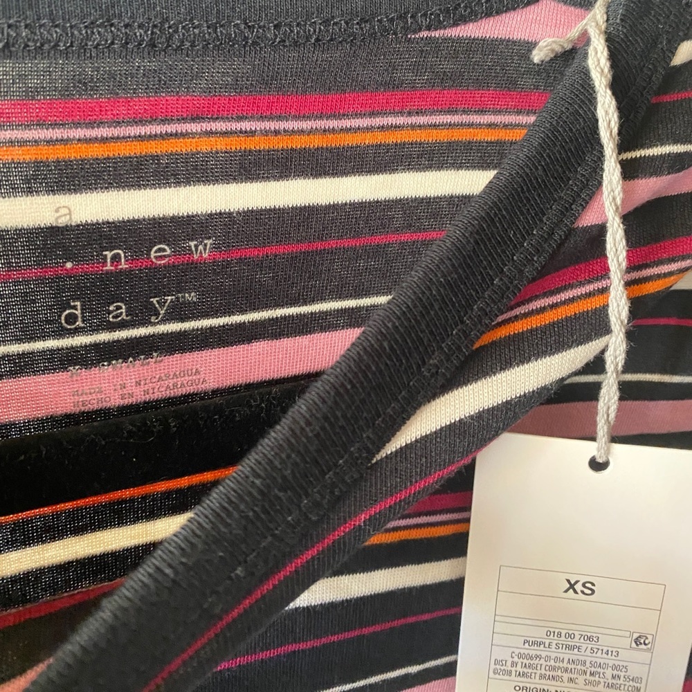 A new day striped long sleeve T-shirt - Picture 3 of 3